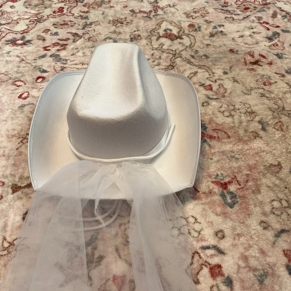 Women's Girls Party White‎ Rhinestones Birthday Hat Costume Accessories Bridal